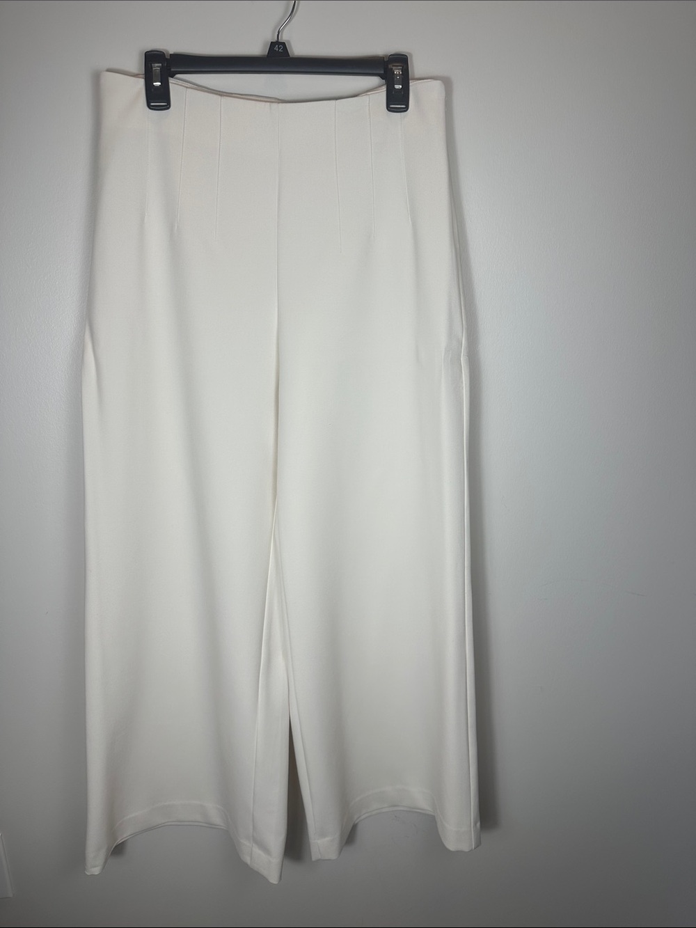 LOFT Darted Palazzo Pants in Doubleface